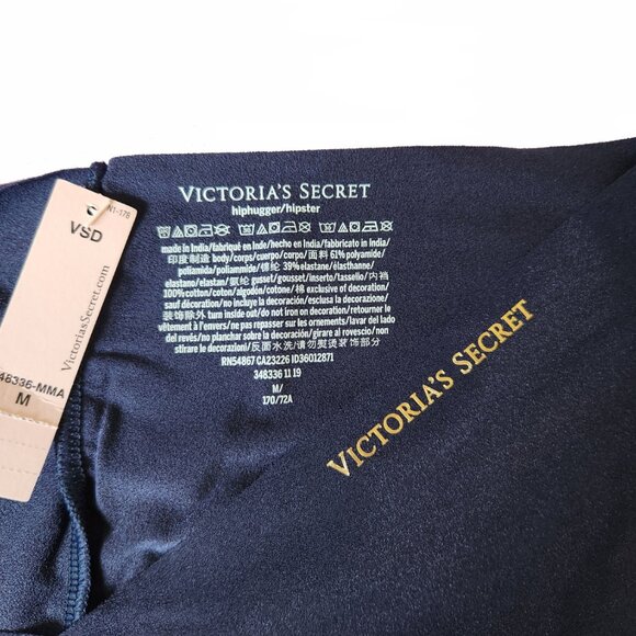 NEW Victoria's Secret Navy No Show Hiphugger Panty - Picture 3 of 3